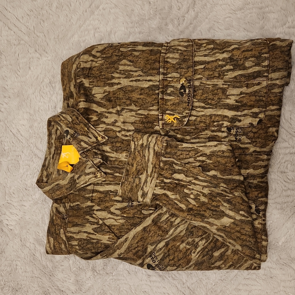 Browning mossy oak button up